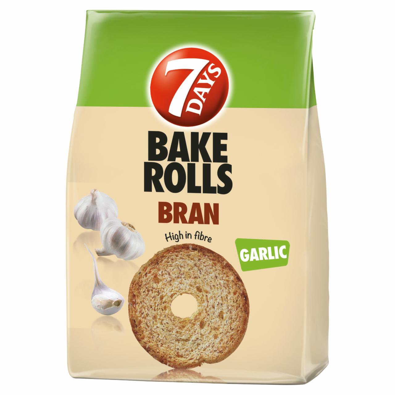 Fotografie - Bake Rolls Bran High in fibre Garlic 7 Days