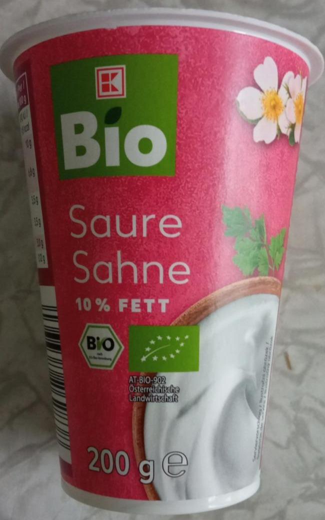 Fotografie - Bio Saure Sahne 10% fett K-Bio