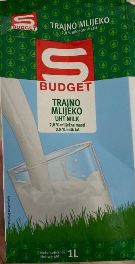 Fotografie - Trajno mlijeko 2,8% m.m S Budget