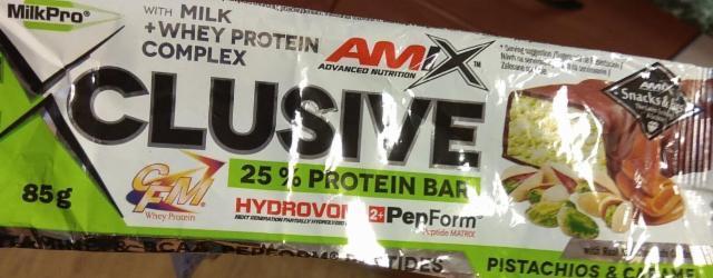 Fotografie - Exclusive 25% protein bar pistachios caramel Amix Nutrition