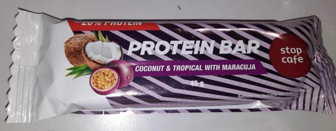 Fotografie - Protein Bar Coconut & Tropical with Maracuja Stop Cafe