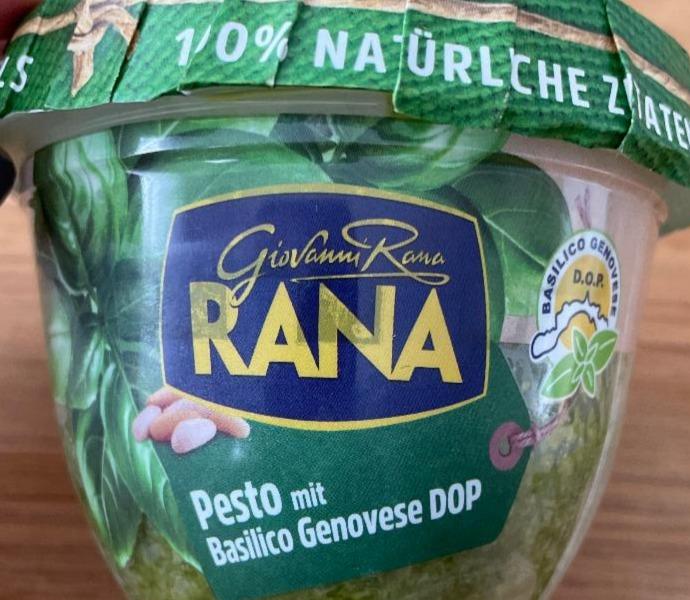Fotografie - Pesto mit Basilico Genovese DOP RANA