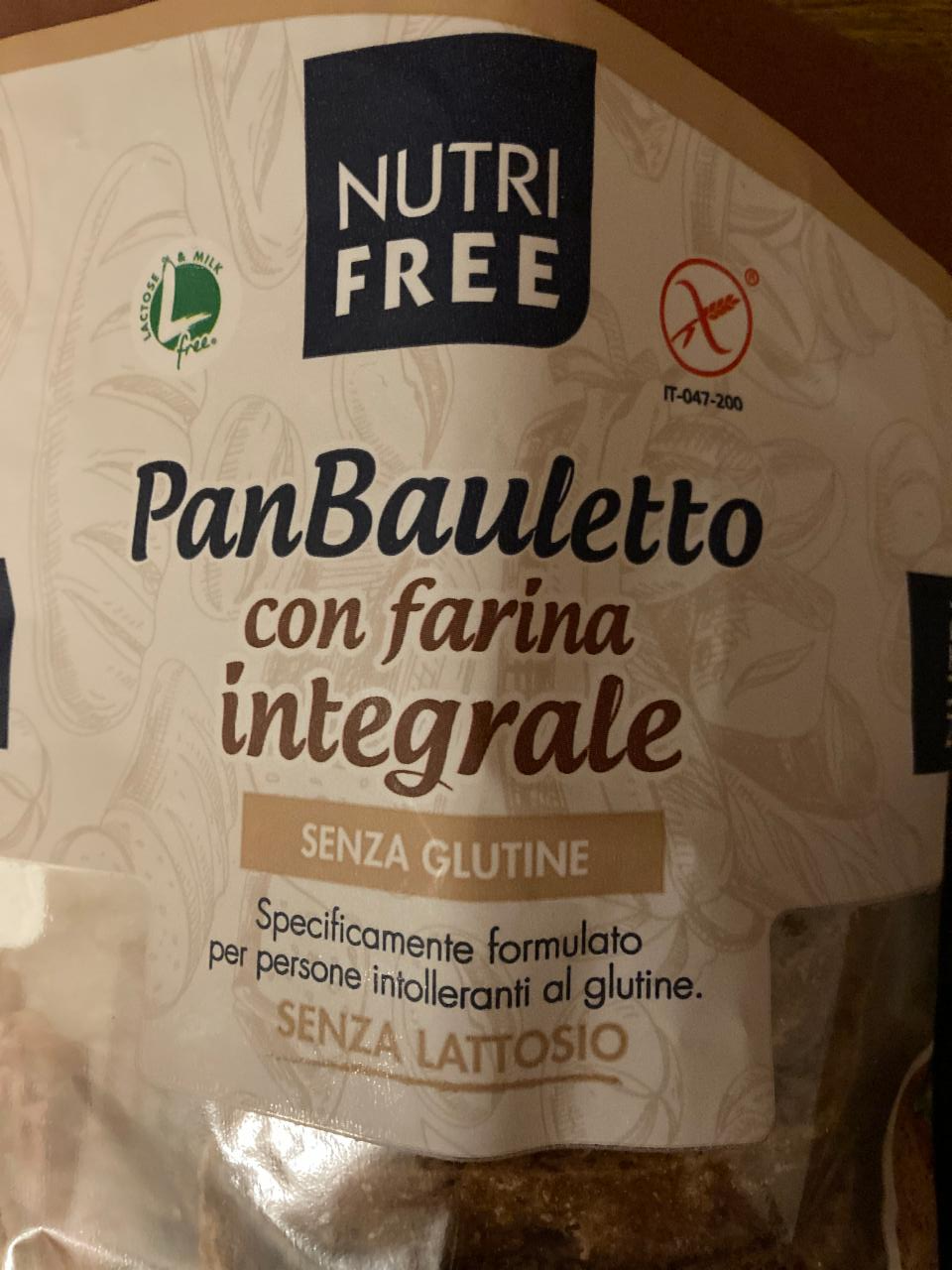 Fotografie - Nutri free Pan bauletto con farina integrale