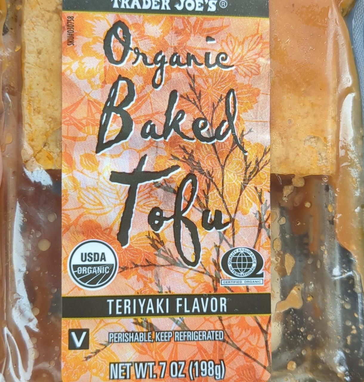 Fotografie - Organic Baked Tofu Teriyaki Flavor Trader Joe's
