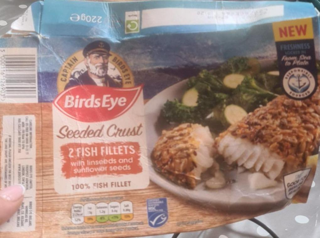 Fotografie - Seeded crust fish fillets with linseeds and sunflower seeds BirdsEye