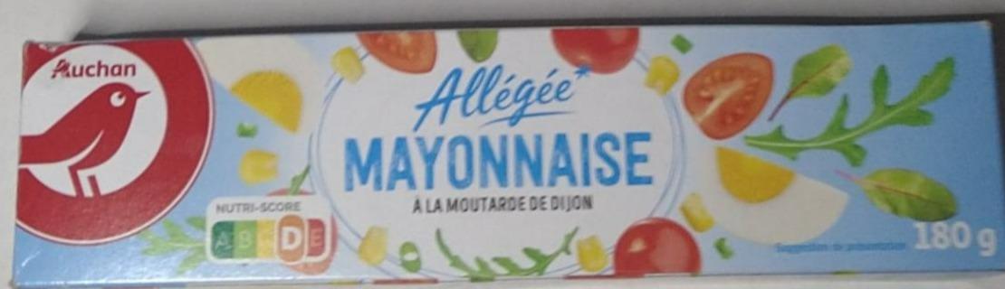 Fotografie - Allégée Mayonnaise à la moutarde de Dijon Auchan