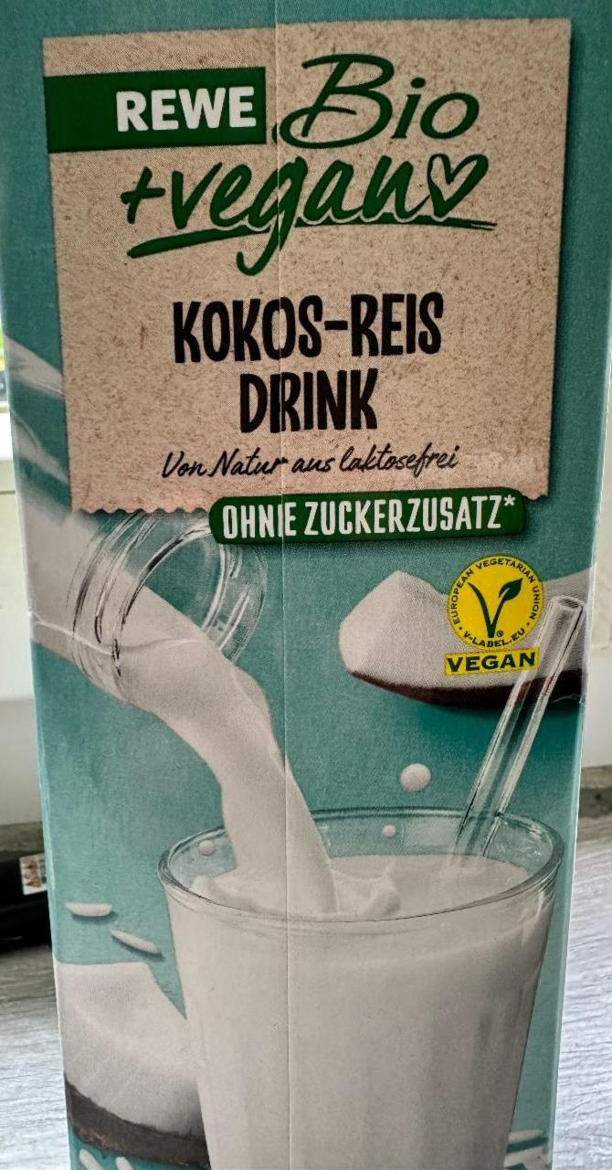 Fotografie - Kokos-Reis drink Rewe bio