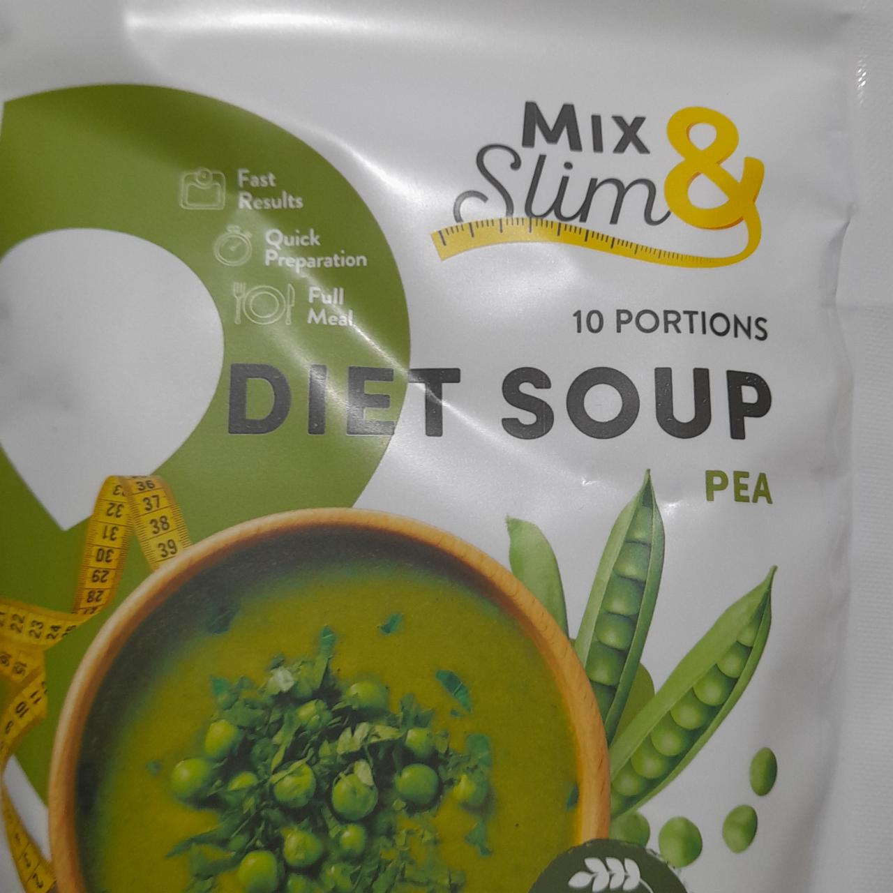 Fotografie - Diet soup Pea Mix & Slim