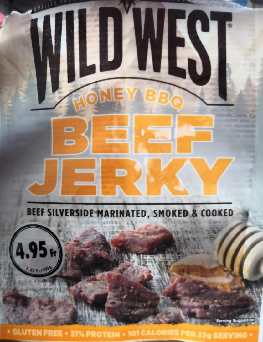 Fotografie - Wild West beef jerky honey BBQ