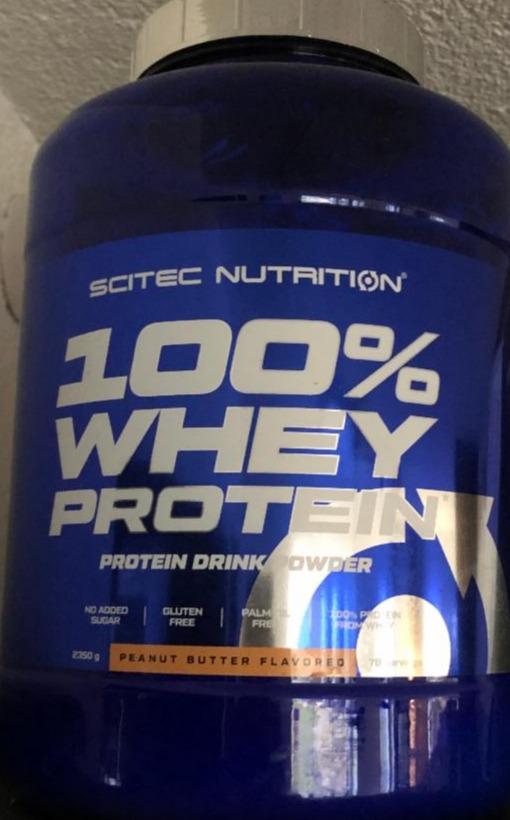 Fotografie - 100% WHEY PROTEIN peanut butter flavored