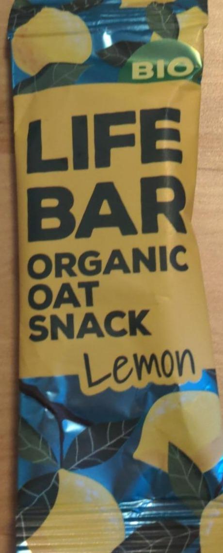 Fotografie - Organic oat snack Bio Lemon Life Bar