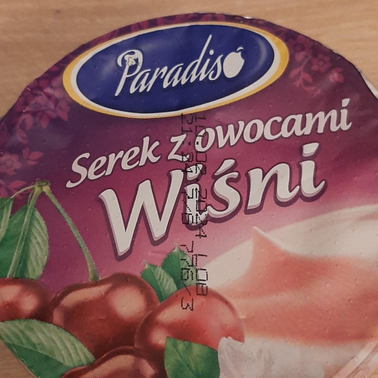 Fotografie - Serek z owocami wiśni Paradiso