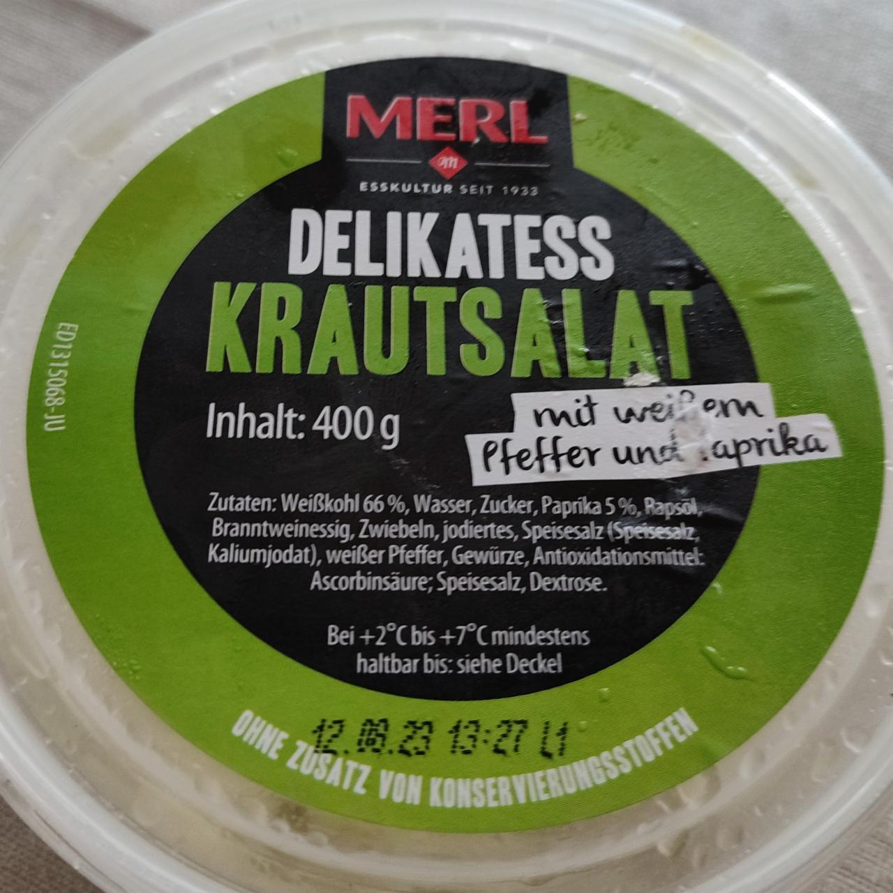 Fotografie - Delikatess-Krautsalat mit weißem Pfeffer und Paprika Merl
