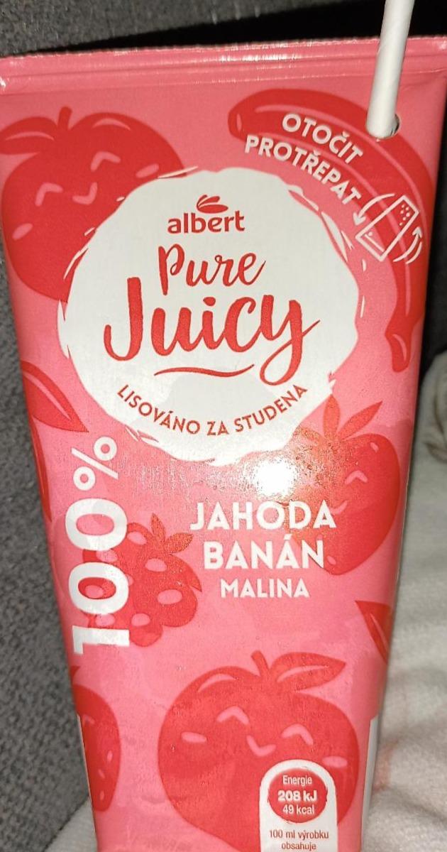 Fotografie - Pure Juicy Albert jahoda, banán, malina Albert