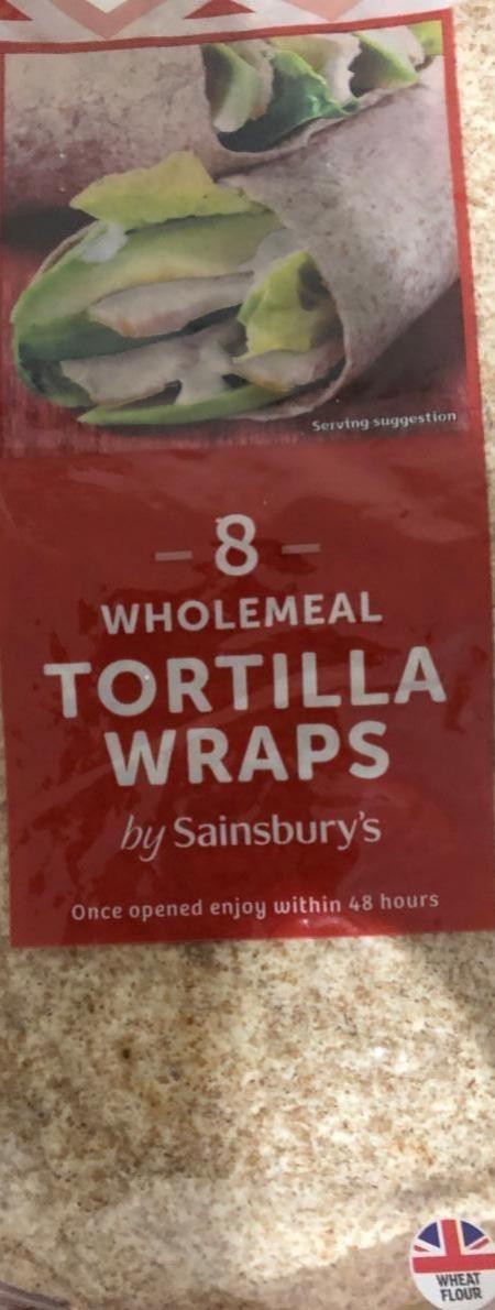 Fotografie - Wholemeal tortilla wraps by Sainsbury’s
