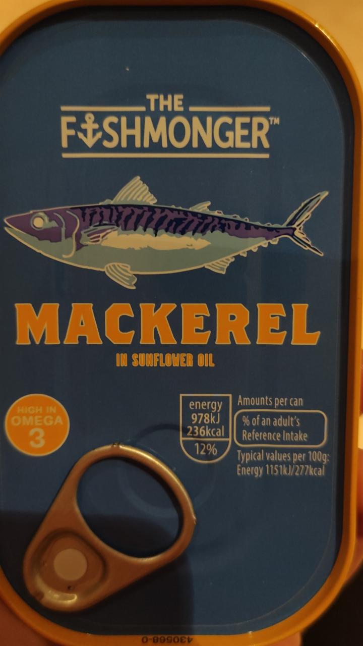 Fotografie - Mackerel in sunflower oil The Fishmonger Aldi
