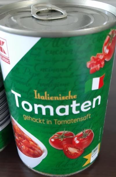 Fotografie - Italienische Tomaten gehackt in Tomatensaft K-Classic