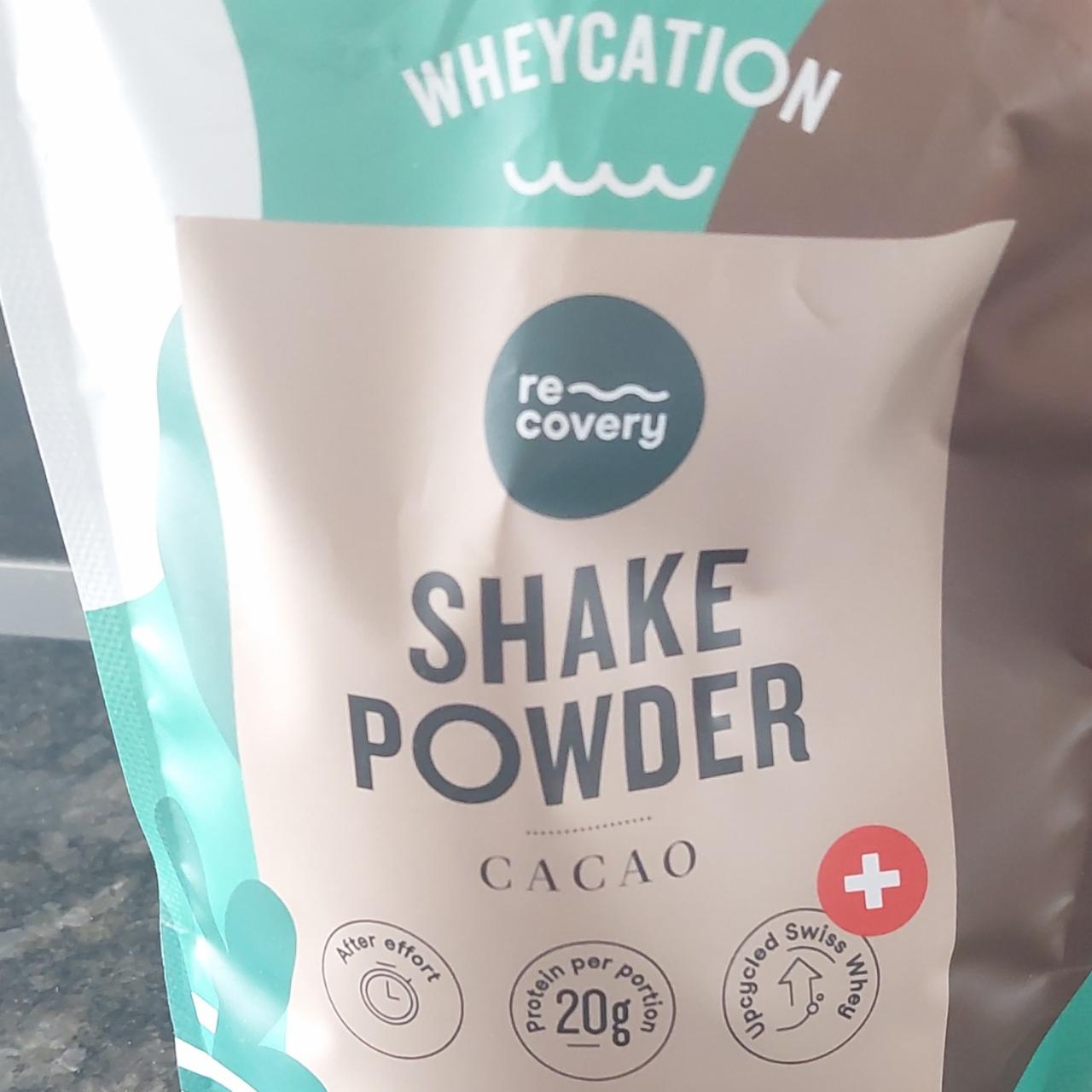 Fotografie - Recovery Shake powder Cacao Wheycation
