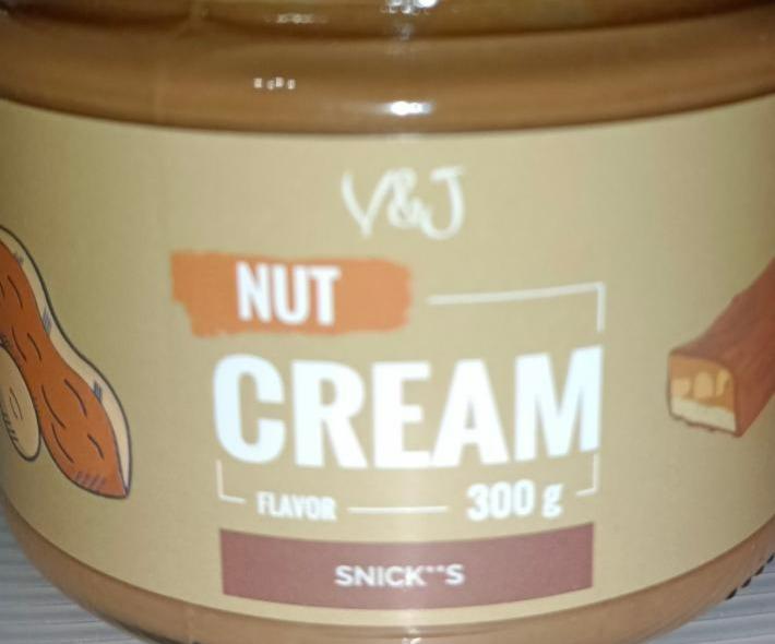 Fotografie - Arašídové máslo nut cream SNICK**S V&J