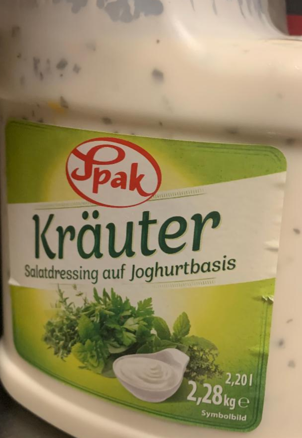 Fotografie - Kräuter Salatdressing auf Joghurtbasis Spak