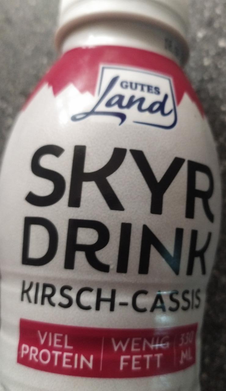 Fotografie - Skyr Drink Kirsch-Cassis Gutes Land
