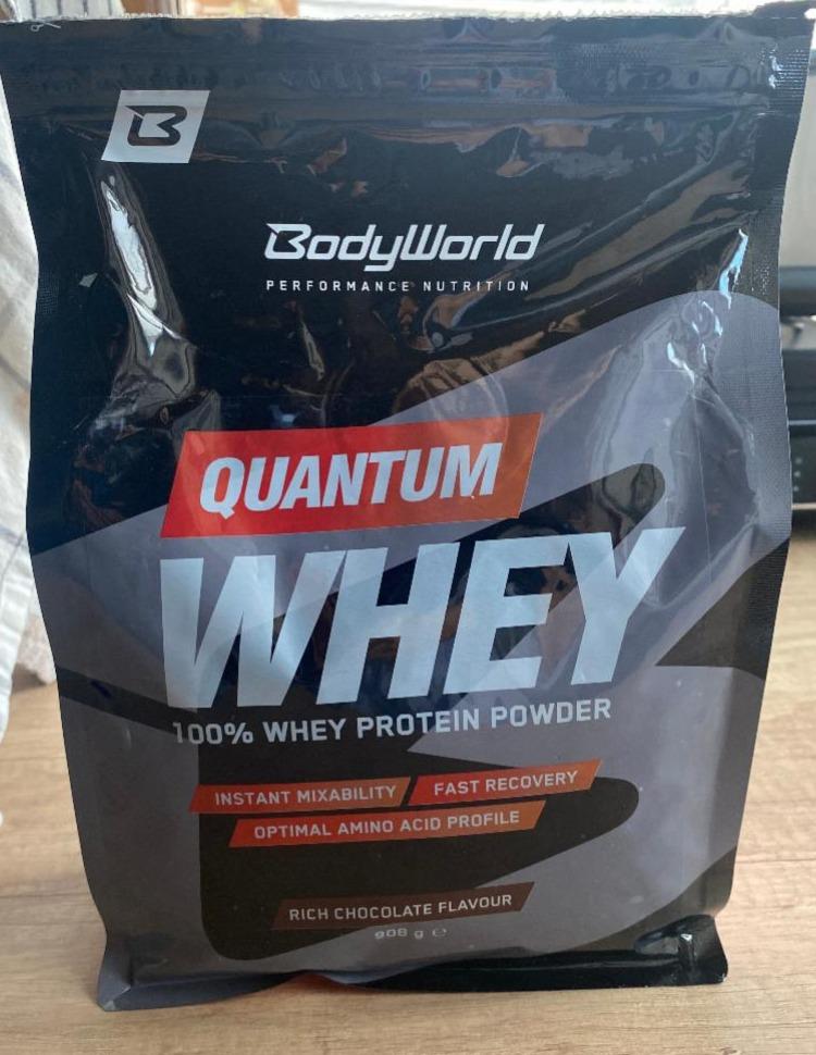 Fotografie - Quantum Whey 100% Whey protein powder Rich Chocolate flavour Quantum BodyWorld
