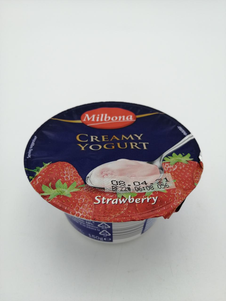Fotografie - Milbona creamy yogurt maracuja broskyna