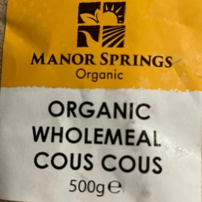 Fotografie - Organic wholemeal cous cous Manor Springs