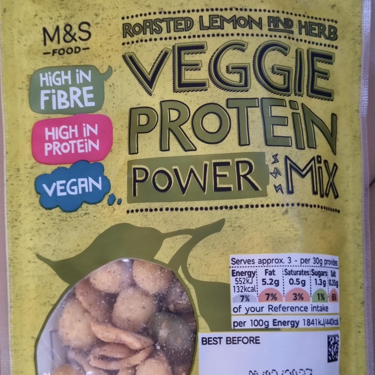 Fotografie - Veggie protein power mix M&S Food