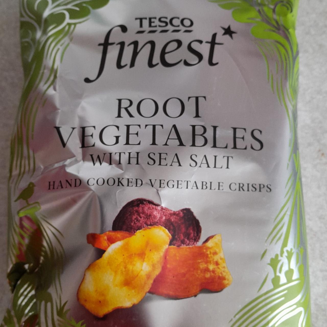 Fotografie - Root Vegetables with Sea Salt Crisps Tesco finest