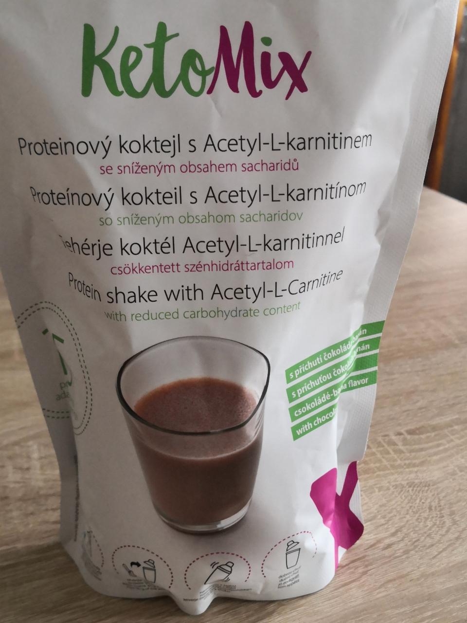Fotografie - Proteinový koktejl s acetyl-l-karnitinem čokoláda - banán KetoMix