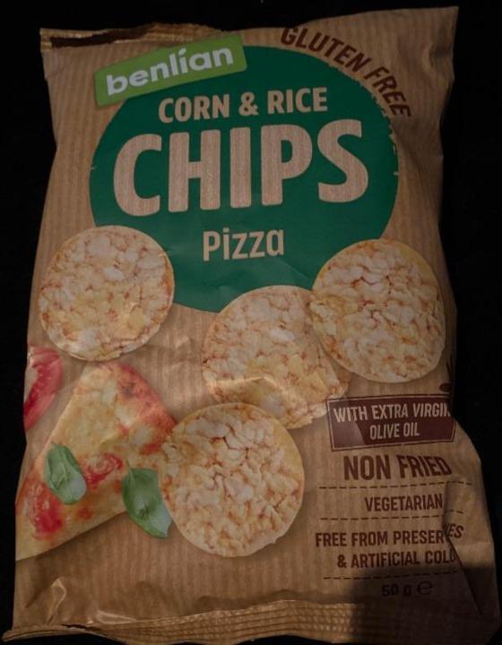 Fotografie - Corn & Rice Chips Pizza Benlian