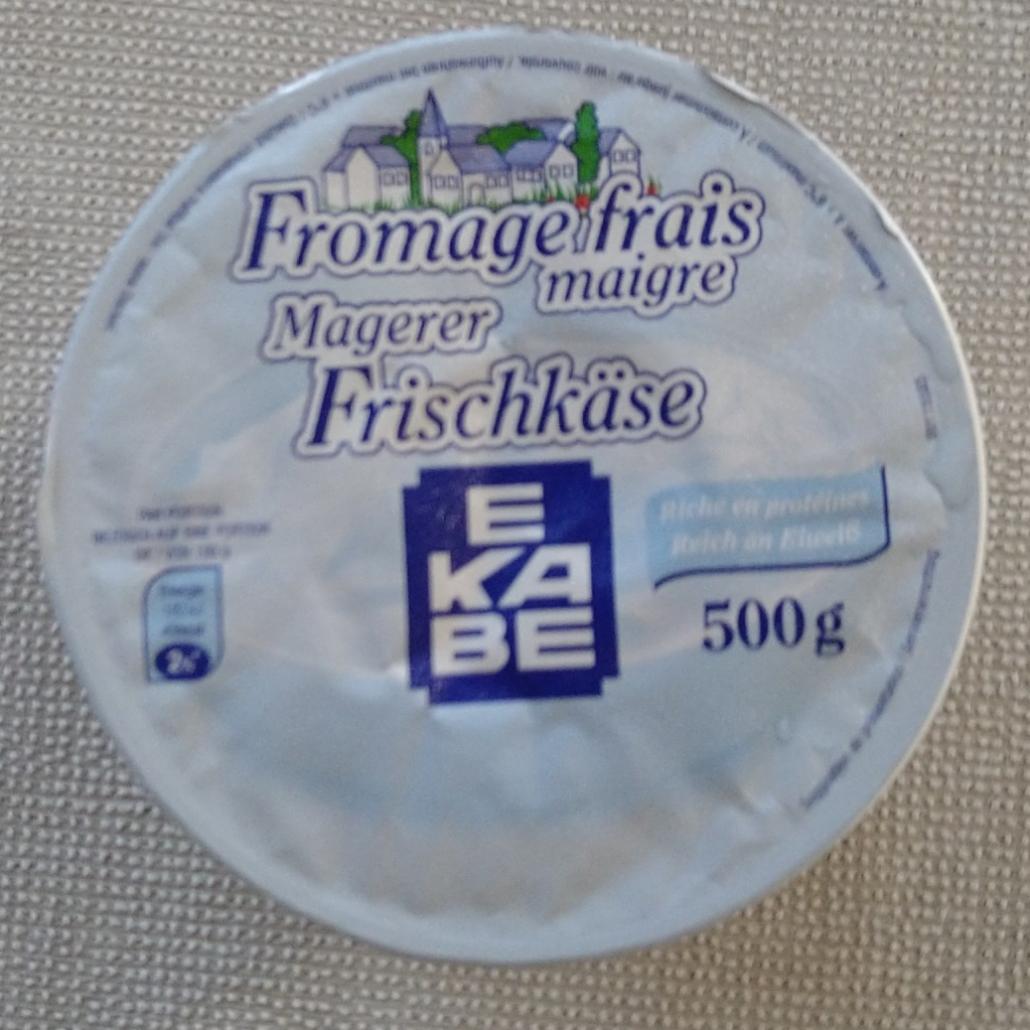 Fotografie - Fromage frais maigre Magret Frischkase EKABE