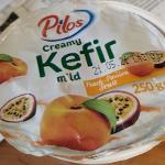 Fotografie - Creamy kefir mild peach-passion fruit Pilos