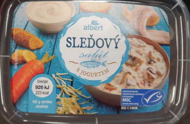 Fotografie - Sleďový salát s jogurtem Albert