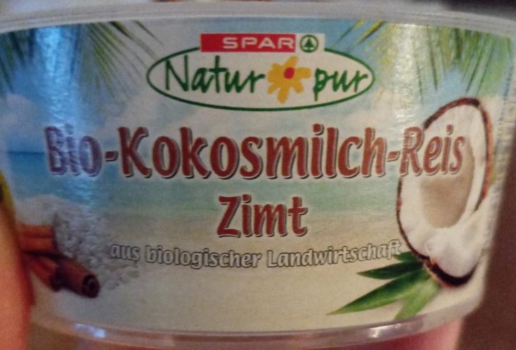 Fotografie - Bio Kokosmilch-Reis Zimt Spar Natur pur