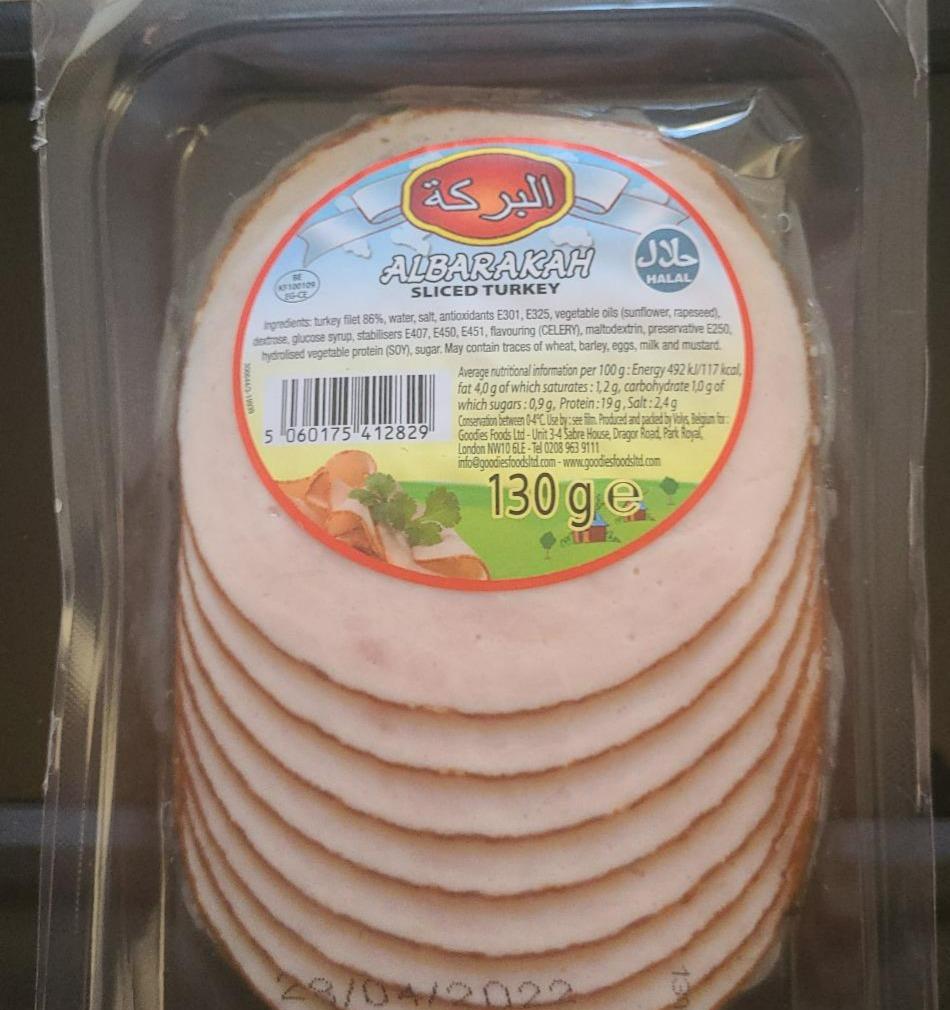 Fotografie - Albarakah sliced Turkey