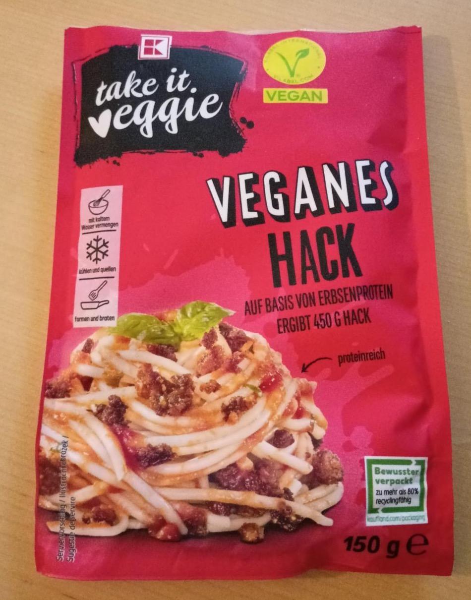 Fotografie - Veganes Hack K-take it veggie