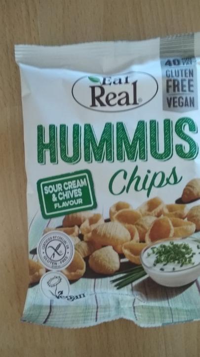 Fotografie - Hummus Chips - Sour Cream & Chives - Eat Real