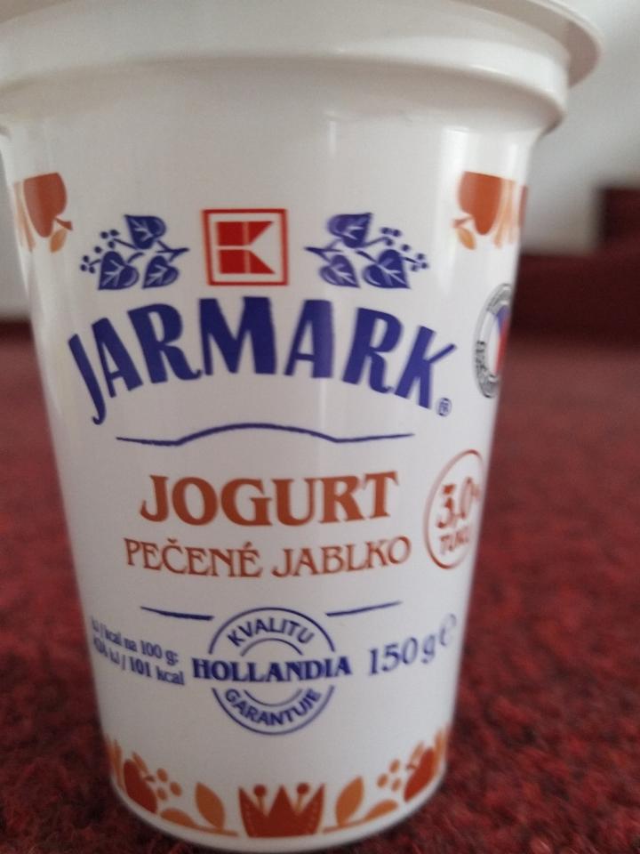 Fotografie - jogurt Pečené jablko 3% tuku K-Jarmark