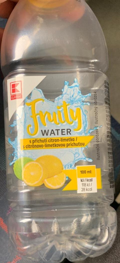 Fotografie - Fruity Water s příchutí citron-limetka K-Classic
