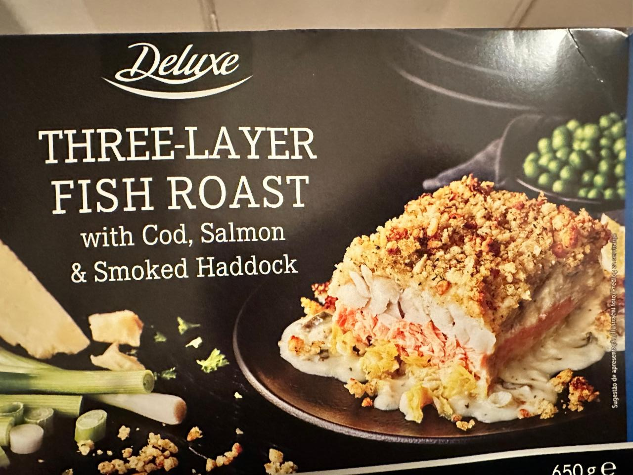Fotografie - Three-Layer Fish Roast with Cod, Salmon & Smoked Haddock Deluxe