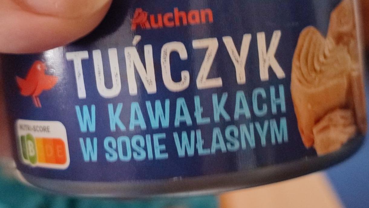 Fotografie - Tuńczyk kawałki w sosie własnym Auchan