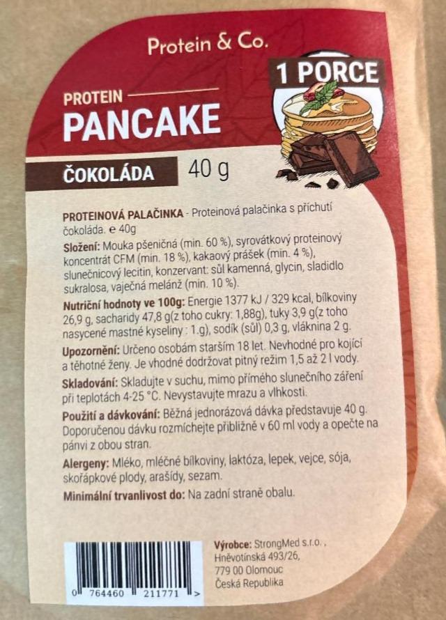 Fotografie - Protein Pancake Čokoláda Protein & Co.