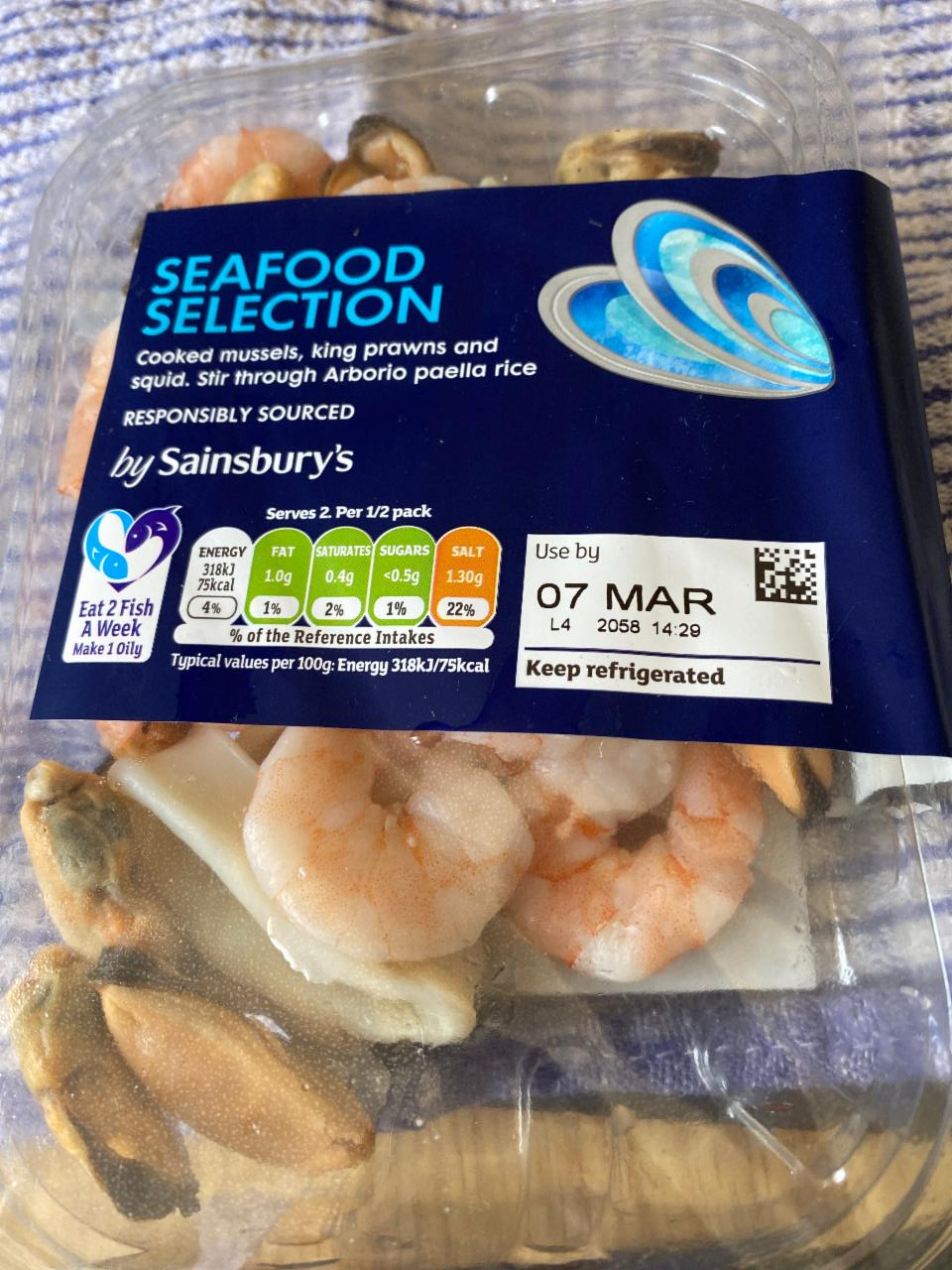 Fotografie - Seafood selection Sainsbury's