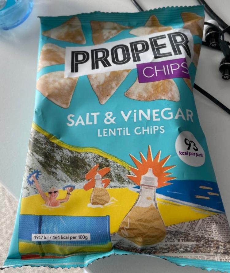 Fotografie - Salt & Vinegar Lentil Chips Proper
