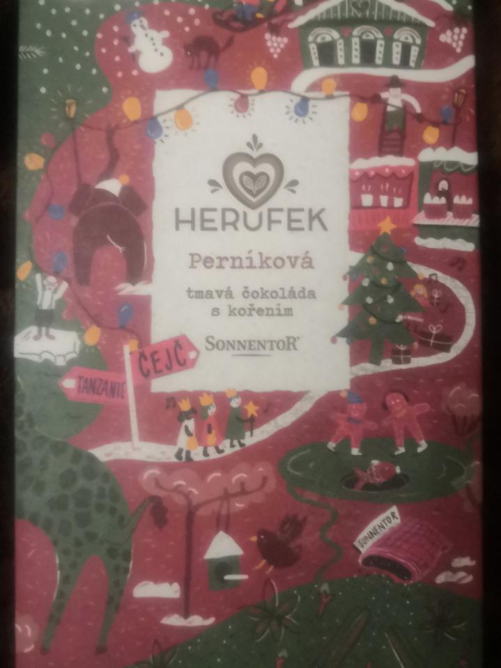 Fotografie - Čokoláda perníková 70% bio Herufek 