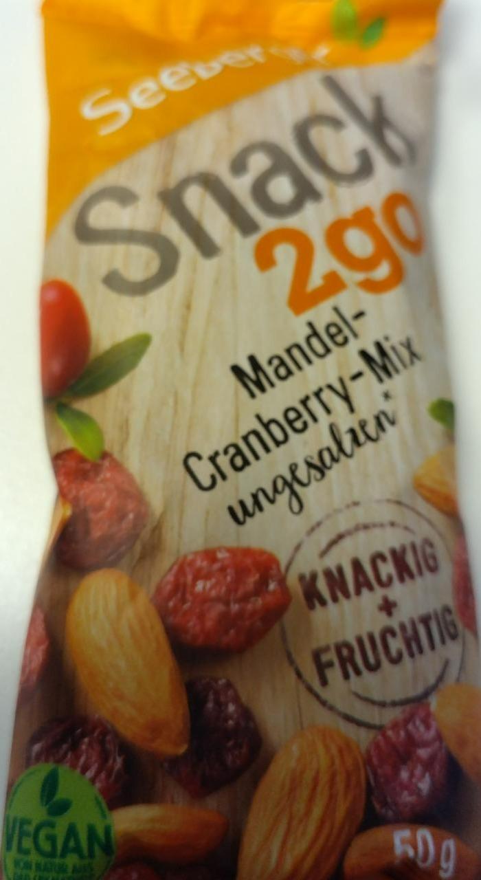 Fotografie - Snack 2go Mandel-Cranberry-Mix Seeberger