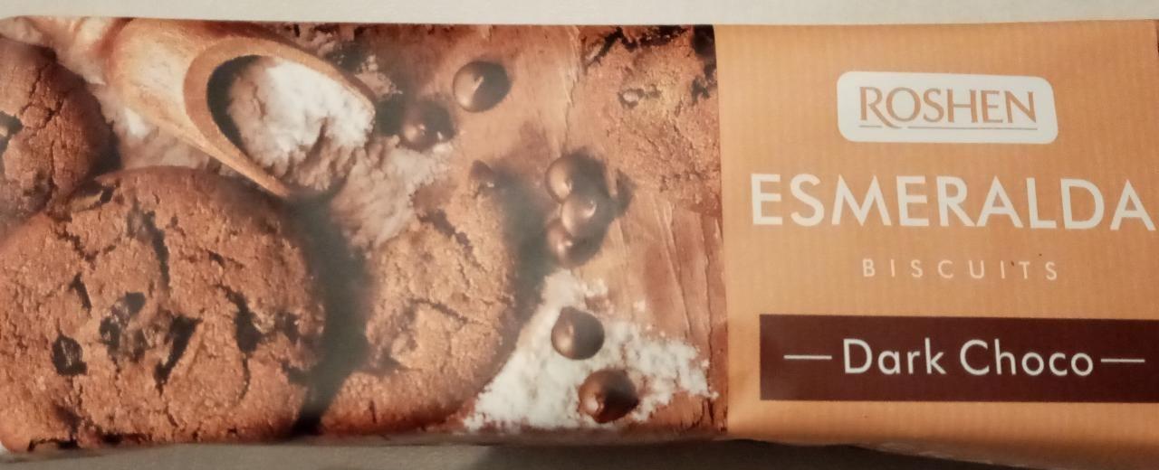 Fotografie - Esmeralda Cookies Dark Chocolate Roshen