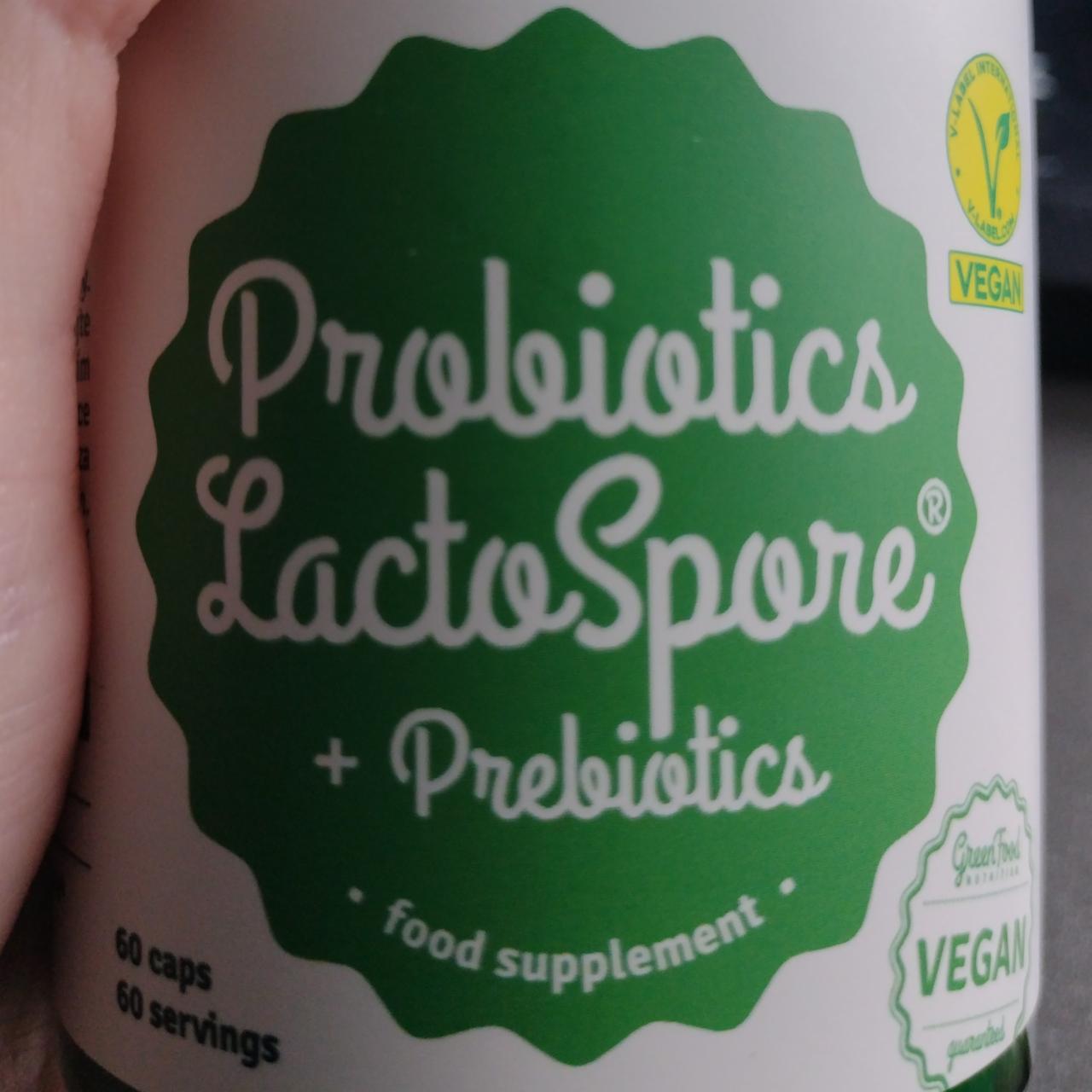 Fotografie - Probiotics LactoSpore GreenFood Nutrition